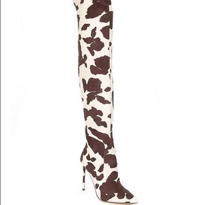 SM cow print boot